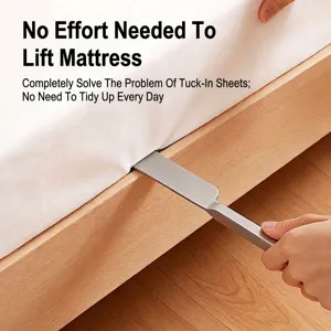2-in-1 multi-functional mattress lifter and cleaning brush for easy bed sheet tucking