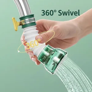360 Rotation Faucet Filter Water Purifier Kitchen Bathroom Anti Splash Extension Nozzle PP PVC Maifan Stone Filtration