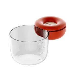 Taza medidora de cocina creativa multifuncional con escala graduata para granos y mascotas