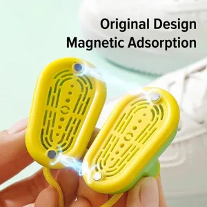 Effective yellow portable magnetic shoe deodorizer and sanitizer balls for odor removal