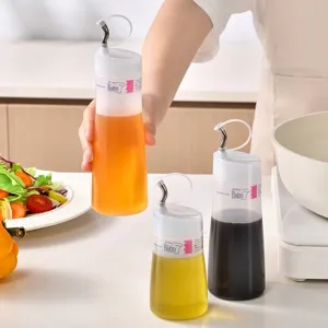 Japanische transparente Öl-Quetschflasche für Sojasauce und Essig in der Küche use