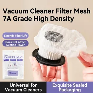 Universal Disposable Vacuum Cleaner Filter Mesh Sleeve Non-Woven Fabric Protective Cover For Handheld Vacuum Filters