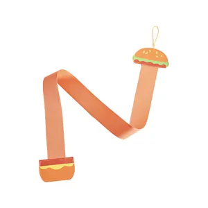 Cintura porta accessori per capelli bambini da parete stile hamburger cartone