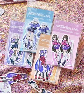 Set mit niedlichen Etori Life Electric Band Girl Anime-Aufklebern für kreative DIY-Journal-Deko