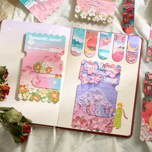 Artistic oil painting magnetic bookmarks with Little Prince theme for journaling