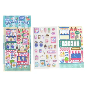Cardlover Fantasy World 3D foam stickers for cute Summer Ice Room DIY scene deco