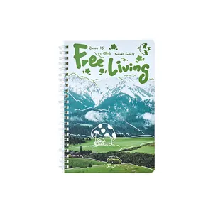 Quaderno a spirale A5 con copertina paesaggio Free Living per diario e appunti