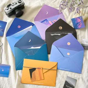 Landschaft Papier Umschlag Und Briefkopf Kollektion Ästhetik INS Stil Scrapbook Material Künstlerische Schreibwaren Kit Für Studenten Geschenk