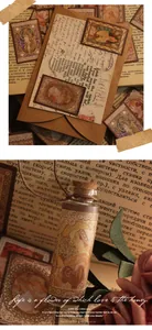 Adesivi per ritratti vintage stile Art Nouveau per scrapbooking e decorazioni fai-da-te