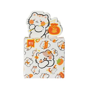 Süße Cartoon-Katzenaufkleber in der Box 40er Set für DIY-Journaling und Scrapbooking-Deko