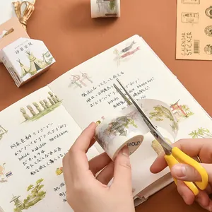 Set de rubans adhésifs washi style indien pour décoration de journal créatif DIY