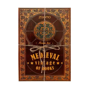 Vintage medieval book style decorative material paper for journaling scrapbooking