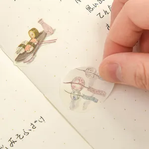 Autocollants en ruban washi de style japonais pour le scrapbooking créatif et le journal