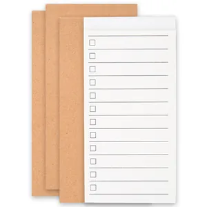 Bloc de notas de lista de tareas mini de papel kraft minimalista para planificar