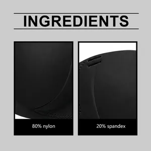 Zeriluna strapless bra detail showing 80 percent nylon and 20 percent spandex fabric composition