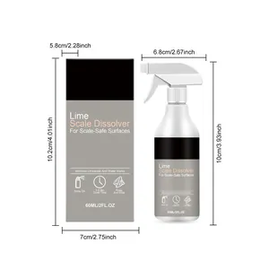 Spécifications dimensionnelles détaillées pour le flacon pulvérisateur de détartrant 60ml
