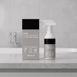 Détartrant Ménager Spray Nettoyant Taches Dissolvant Pour Salle De Bain Douche Carreaux Verre Élimination Des Taches Deau Minimaliste Moderne