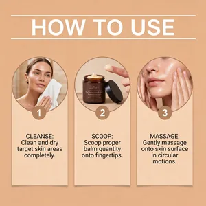 Detailed step-by-step application guide for moisturizing grass-fed beef tallow face balm