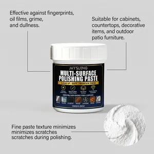 Close-up of JAYSUING multi-surface polishing paste featuring white cream texture detail.