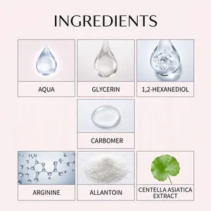 Liste détaillée des ingrédients du sérum corporel avec Centella et Glycérine