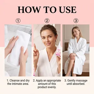 Guide étape par étape pour l'application du sérum intime féminin