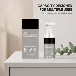 Spray détartrant multi-usage 60ml et emballage pour le nettoyage des surfaces de salle de bain