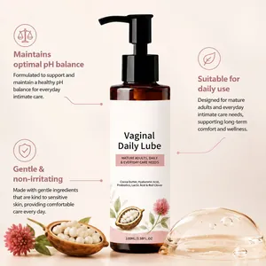 Lubricante vaginal diario con ingredientes suaves para el equilibrio del pH