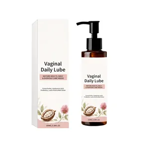 Lubricante vaginal diario de 100ml con caja, ácido hialurónico y manteca de cacao