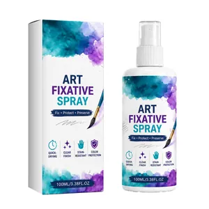 Professional art fixative spray 100ml for quick-drying protection of sketches and paintings