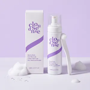 Mousse Dépilatoire Douce Corps Mousse Crème Épilatoire Sans Douleur Avec Grattoir Pour Femme Soin Peau Lisse Nourrissant