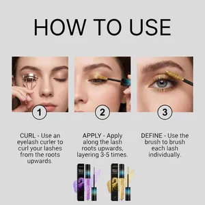 zephoco sparkle lash mascara tutorial guide step by step application for stunning eyes
