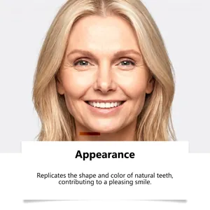 Natural-looking simulated silicone denture veneers for a bright and perfect smile