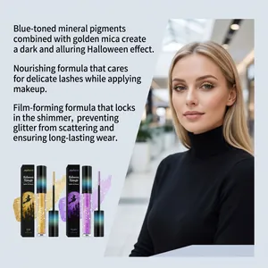 Zephoco glitter mascara for stunning eye makeup, long-lasting sparkle and volume.