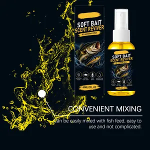 Effectieve 60ml softbait geurspray voor diverse vislokmiddelen en zacht kunstaas