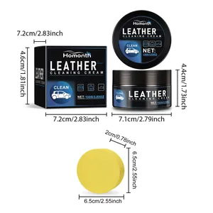 Dimensioni dettagliate del kit crema pulizia pelle Homonth 100g con spugna applicatore