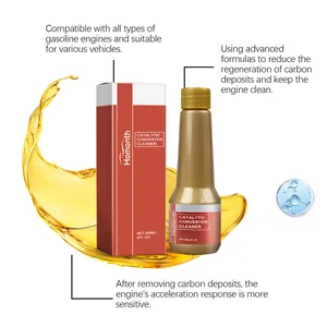Homonth catalytic converter cleaner bottle and box with engine features description