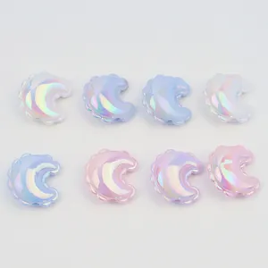 22 mm schillernde UV-beschichtete Mondperlen für DIY Schmuckherstellung
