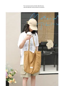Japanese style women's polka dot nylon tote bag shown in a stylish lifestyle scene.