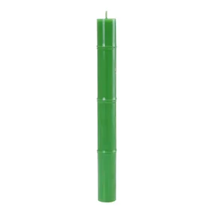 Creative tall green bamboo shaped aromatherapy candle for Zen home decor and gift