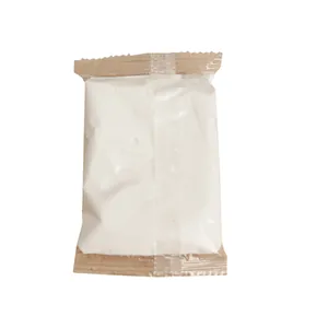 Detailed view of 15g white ultra-light clay in a sealed plastic bag for DIY crafts