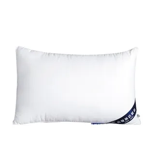 Almohada de hotel cómoda de algodón blanco con alternativa de plumón para cama