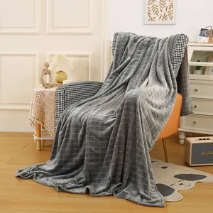 Flanell Decke Einfarbig Weich Warm Fleece Wohndecke Für Bett Sofa Couch Reise Büro Zuhause Alltag Unisex