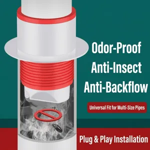 Universal Bodenablaufkern Geruchshemmend Insektenschutz Abwasser Dichtungsstopfen PVC Silikon Magnetisch Ablaufventil Badezimmer Zubehör