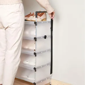Ergonomic long-handled magnetic shoehorn designed for easy shoe wearing and storage