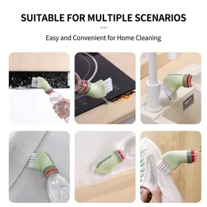 Testina spazzola di pulizia multifunzionale per bottiglie d'acqua casa