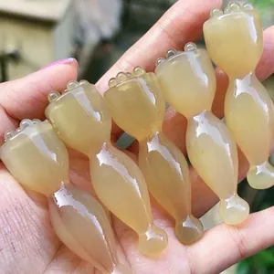 Set van 5 lotusvormige jade gezichtsmassage tools voor de oogzone en acupunctuur
