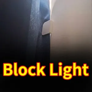 Duurzame witte ABS gordijnclip aan de muur bevestigd om lichtlekkage te voorkomen