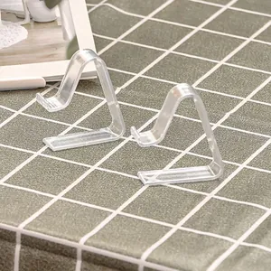 Transparente Tischdeckenklammern aus Acryl für rutschfesten Halt
