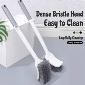 Home Toilet Brush Long Handle Wall Mounted Toilet Cleaning Brush Dead Corner Cleaning Tool Minimalist Bathroom Accessory
