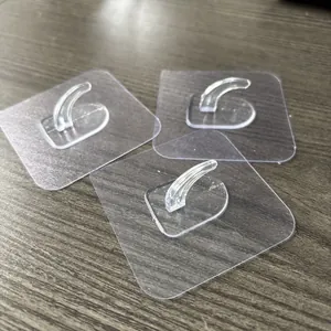 Starke transparente selbstklebende Wandhaken für Küche und Bad Aufbewahrung